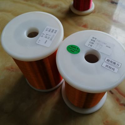 PEW Class 130/155 Polyester Enameled Copper Wire AWG42 Hot Wind/Solvent