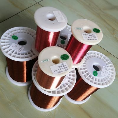 EIW Class 180 Soldering Enameled Wire Copper Wire 0.08mm For Magnetic Induction Coils