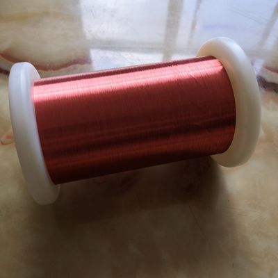 PEW Class 130/155 Polyester Enameled Copper Wire AWG42 Hot Wind/Solvent